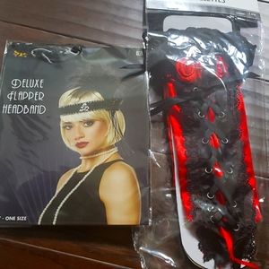 Halloween  accessories-headband and arm glovelettes